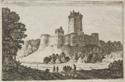 Château de Borthwick depuis l