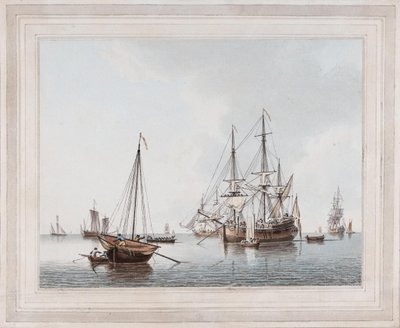 John Cleveley the Younger - La navigation dans le calme - 10704 - John Cleveley the Younger