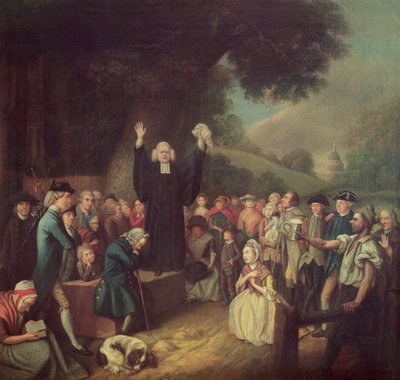George Whitefield prêchant - John Collet