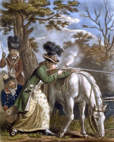 Le poney de tir des dames - John Collet