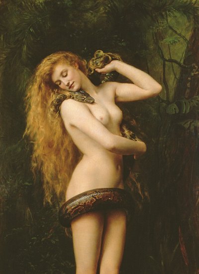 Lilith, 1887 (détail) - John Collier