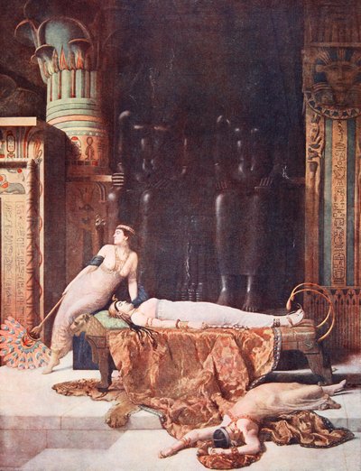 La mort de Cléopâtre, illustration de 