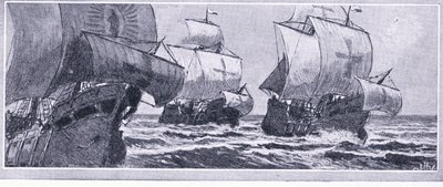 Le dernier voyage de Henry Hudson-1610. Abandonné par un équipage mutiné, Newnes Pictorial Knowledge publiée par Newnes, vers les années 1950 - John Collier
