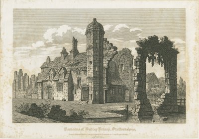 Prieuré de Dudley : gravure, nd [vers 1821] - John Coney