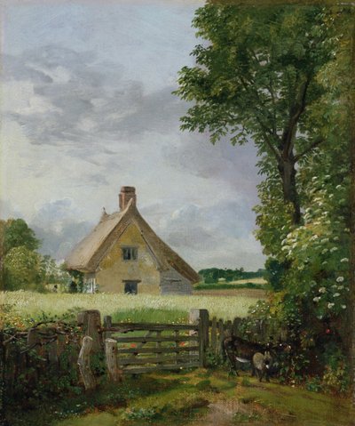 Un cottage dans un champ de maïs - John Constable