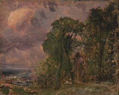 Vue à Hampstead par temps orageux - John Constable