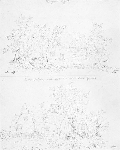 Cottage en ruine à Capel, Suffolk - John Constable