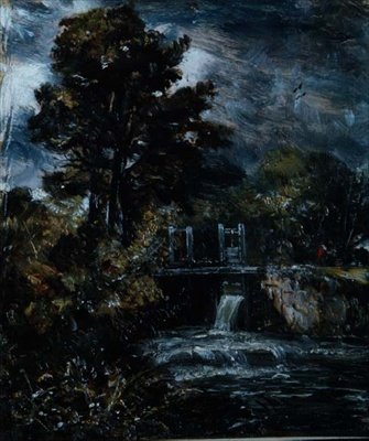 Une écluse, peut-être sur la Stour - John Constable