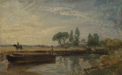 Péniche sous l