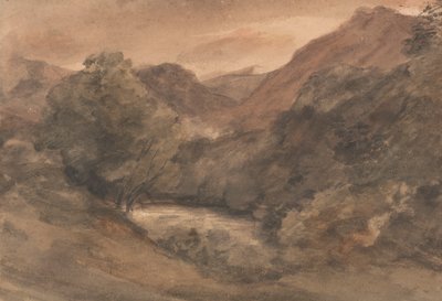 Borrowdale : Soirée après une belle journée, 1er octobre 1806 - John Constable