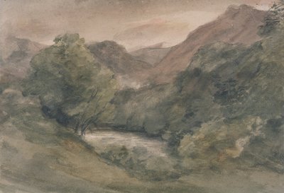 Borrowdale, soirée après une belle journée, 1er octobre - John Constable
