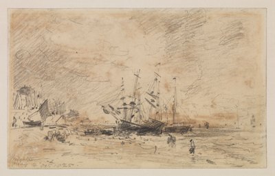 Colliers sur la plage de Brighton, 14 octobre 1825 - John Constable