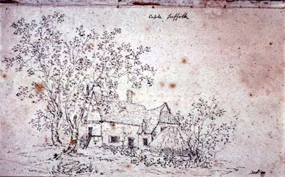 Cottage à Caple, Suffolk - John Constable