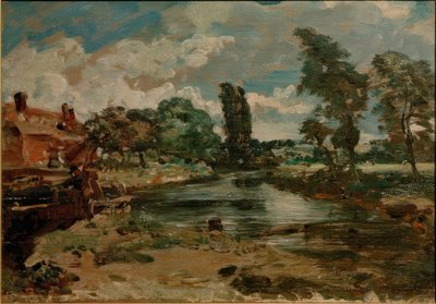 Le moulin de Flatford vu de l