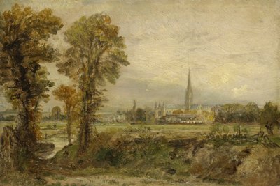 Vue lointaine de la cathédrale de Salisbury, 1821 - John Constable