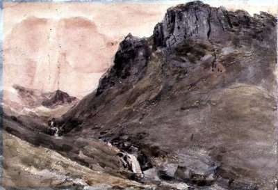 Eagle Crag, Borrowdale - John Constable