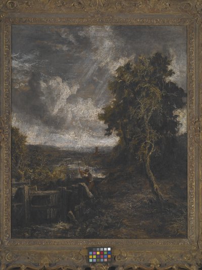 East Bergholt - Écluse sur la Stour - John Constable