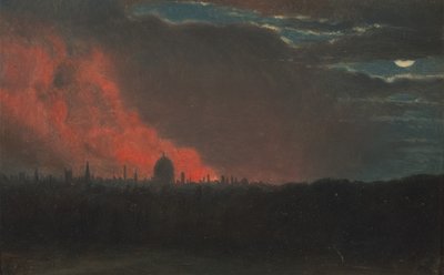 Incendie à Londres vu de Hampstead, 16 octobre 1834 - John Constable