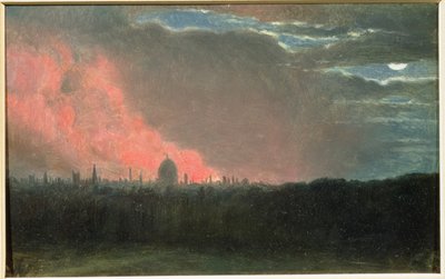 Incendie à Londres vu de Hampstead - John Constable
