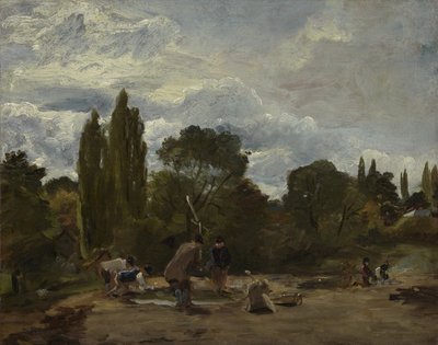 Battage des têtes de navet, East Bergholt, vers 1812-15 - John Constable