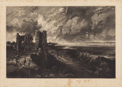 Château de Hadleigh (petite planche) - John Constable