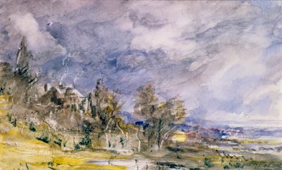 Hampstead Heath près de Well Walk, 1834 - John Constable