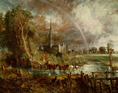 Cathédrale de Salisbury depuis les prés, 1831 - John Constable