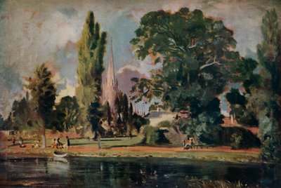 Cathédrale de Salisbury et Leadenhall depuis la rivière Avon, 1820 - John Constable