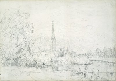 Cathédrale de Salisbury depuis le nord-ouest, 1829 - John Constable