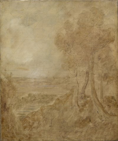 Esquisse pour "Dedham Vale", vers 1827 - John Constable