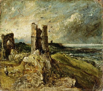Esquisse du Château de Hadleigh (recto) - John Constable