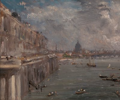 Terrasse de Somerset House depuis le pont de Waterloo - John Constable