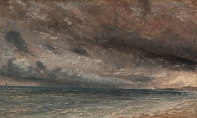 Mer orageuse, Brighton, vers 1828 - John Constable