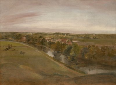 Stratford Saint Mary depuis les Coombs, vers 1800 - John Constable