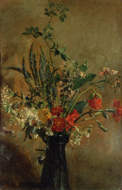 Étude de fleurs dans un verre à jacinthe, 1814 - John Constable