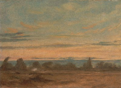 Été - Paysage du soir, vers 1825 - John Constable