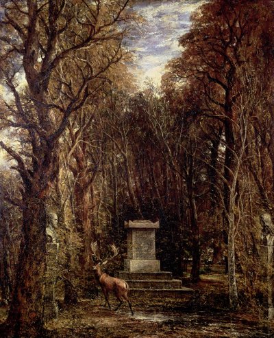 Le cénotaphe à la mémoire de Reynolds, Coleorton, c.1833 - John Constable