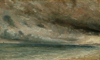 La côte à Brighton - Soirée orageuse, vers 1828 - John Constable