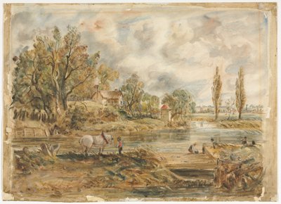 Le Cheval blanc - John Constable