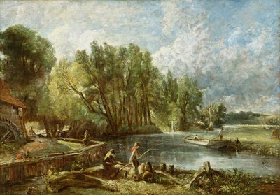 Les jeunes Waltoniens - Stratford Mill, c.1819-25 - John Constable