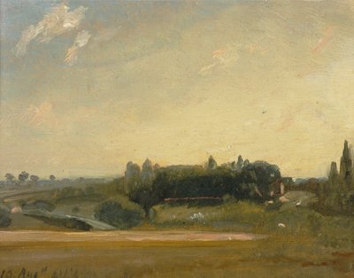 Vue vers le presbytère, East Bergholt, 1813 - John Constable