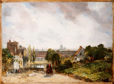 Vue de la ville de Londres depuis le cottage de Sir Richard Steele, Hampstead - John Constable