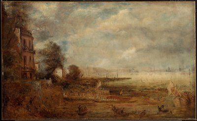 Le pont de Waterloo vu depuis les escaliers de Whitehall - John Constable
