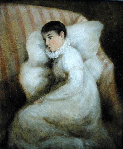 Jeune fille reposant sur un canapé - John Constable