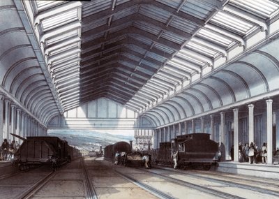 Gare de Bath, Somerset, 1846 - John Cooke Bourne