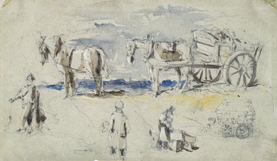 Construction du chemin de fer de Londres à Birmingham, vers 1835 - John Cooke Bourne