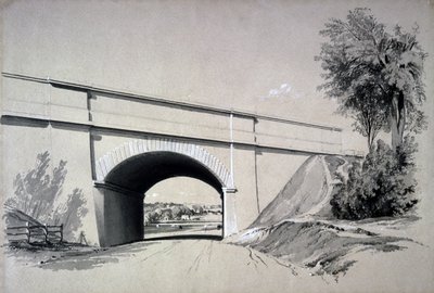 Pont oblique, Boxmoor, Hertfordshire, 12 juin 1837 - John Cooke Bourne