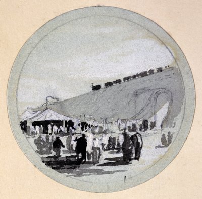 Ouverture, chemin de fer de Londres et Birmingham, vers 1838 - John Cooke Bourne