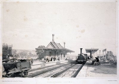 Gare de Pangbourne, 1846 - John Cooke Bourne