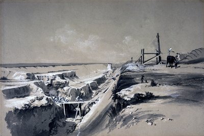 Tranchée de Tring, Hertfordshire, années 1830 - John Cooke Bourne
